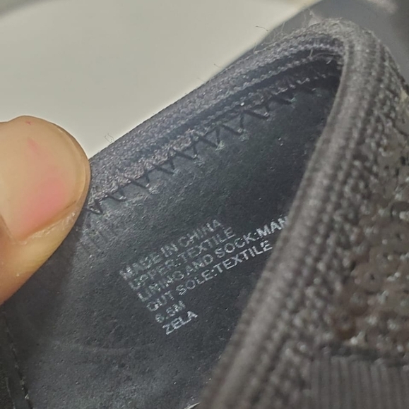 ICN International Concepts Sequence Black Flat Ballet Shoes 🌴 - Picture 7 of 8